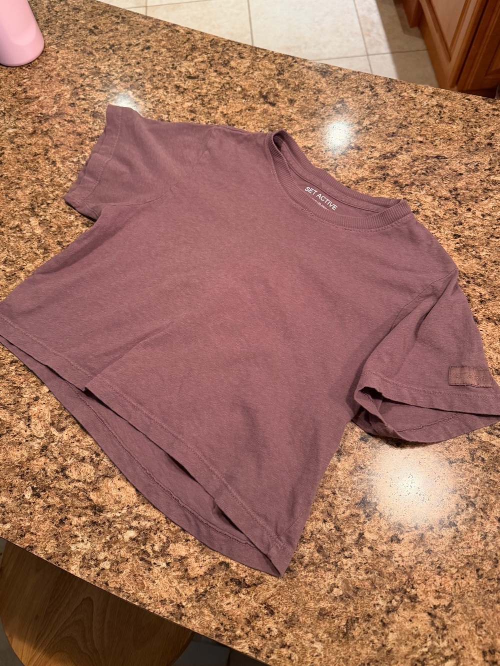 SET ACTIVE cropped t-shirt